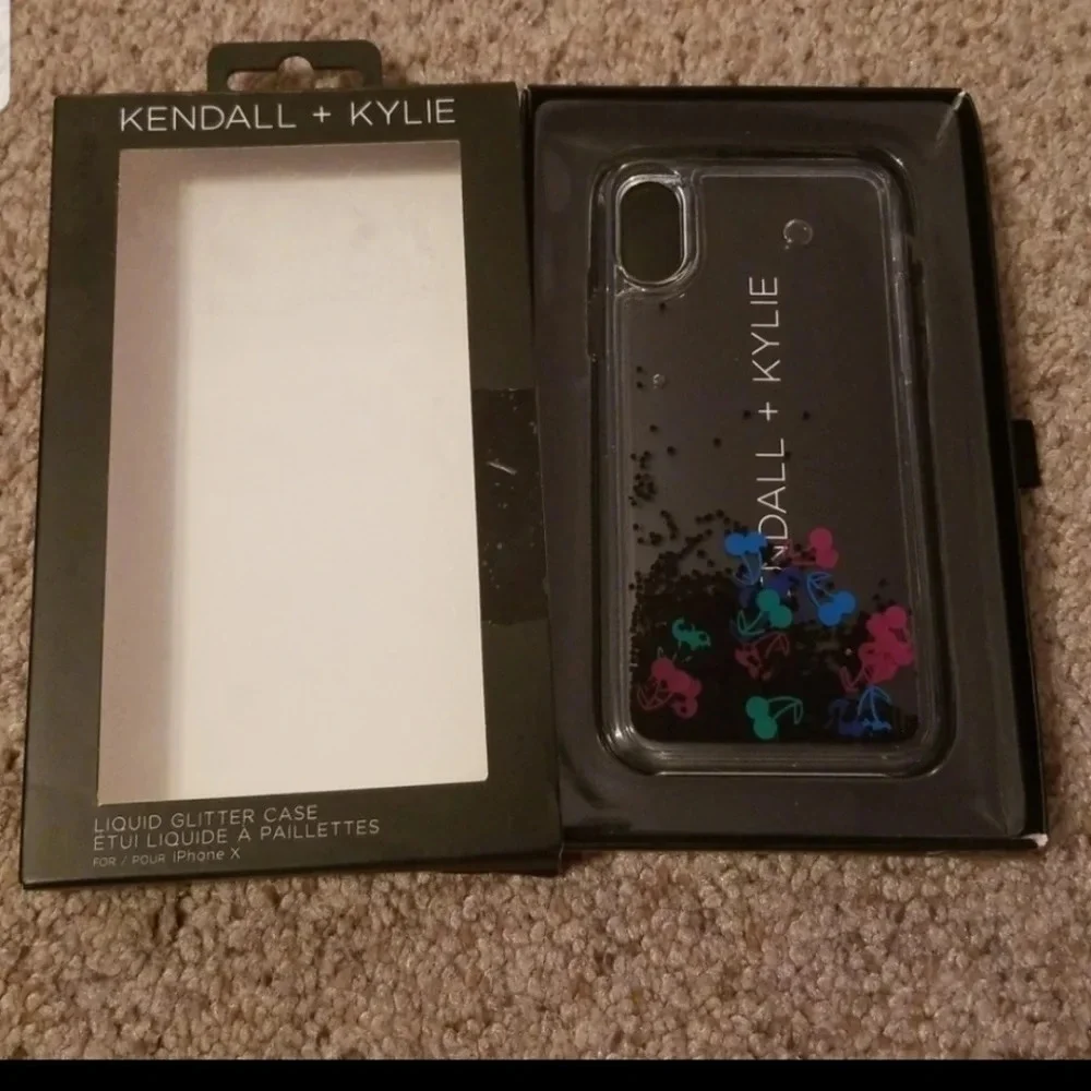 Kendall + Kylie Liquid Glitter Case iPhone X Phone Case Cover